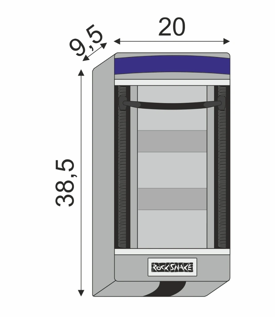 MFS Doppelkammertasche 38,5 × 20 × 9,5 (7761159)
