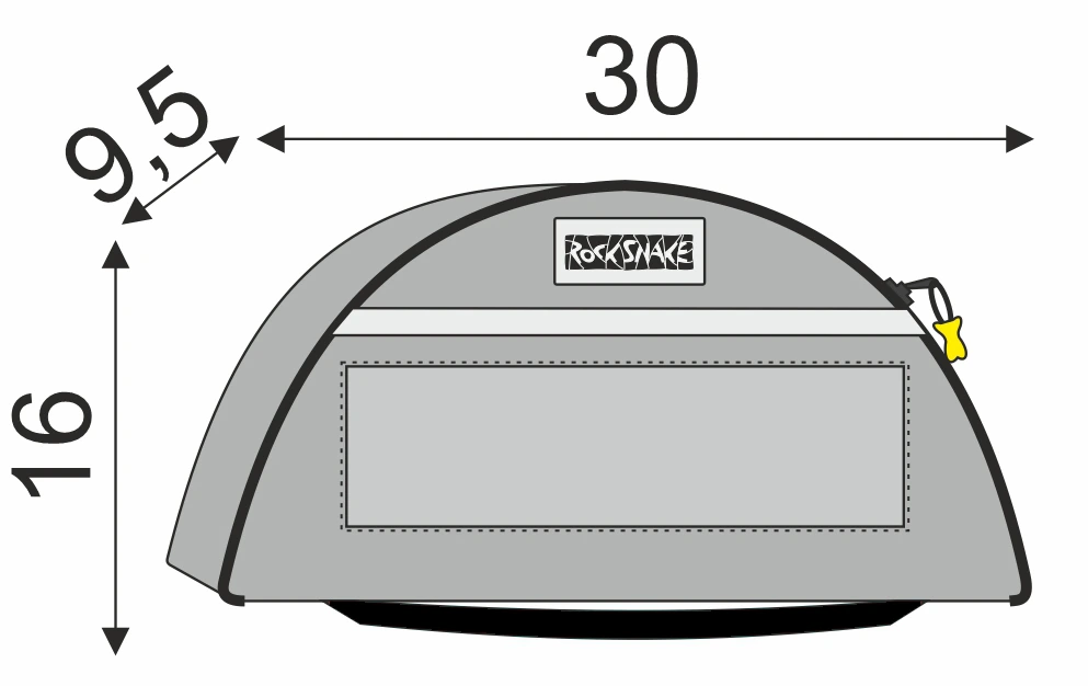 MFS Innentasche halbrund 30 × 16 × 9,5 (7751859G)